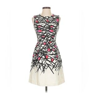Milly Abstract Patterned Sleeveless Dress